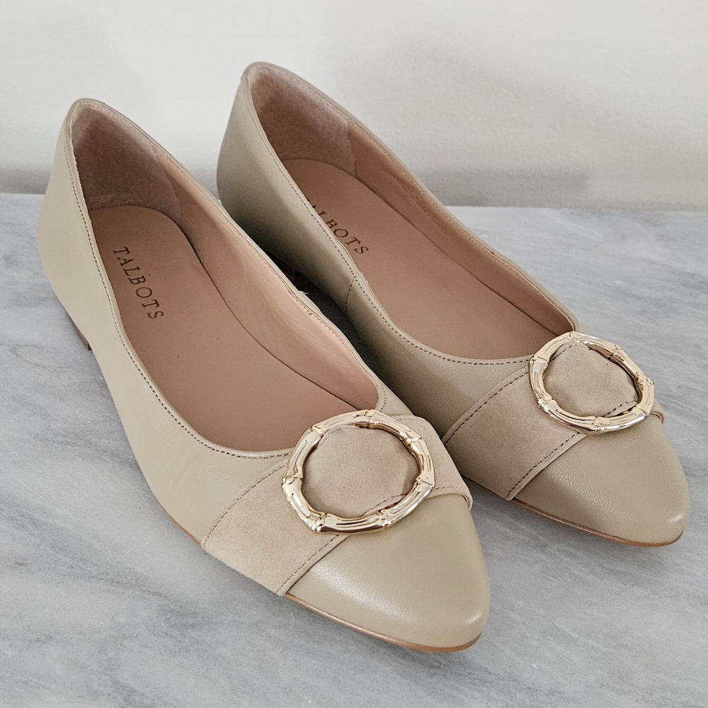 Talbots Bamboo Ring Nappa Flats